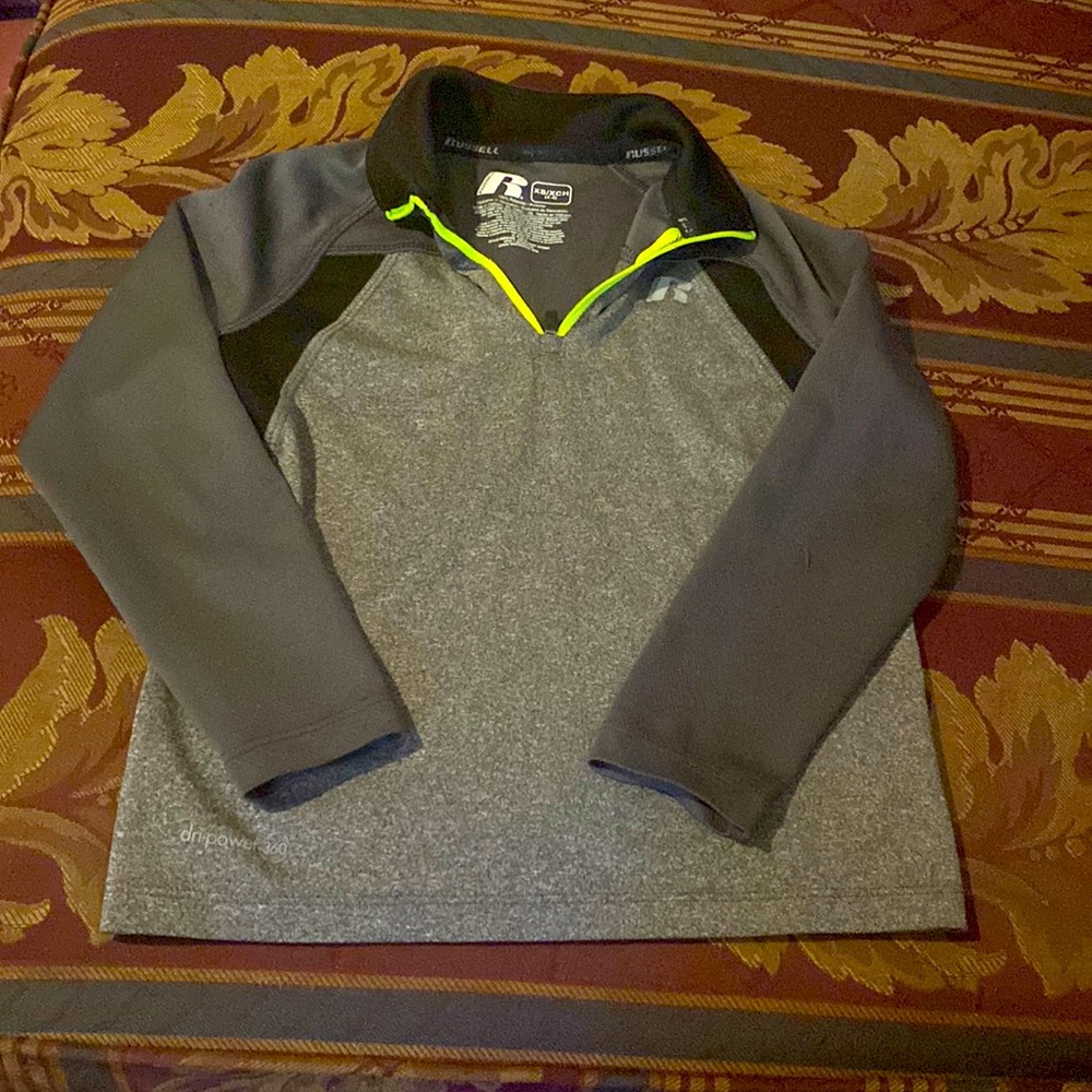 Boys XS (4-5), pullover with half zipper